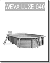 Assistenza: Piscina in legno rettangolare Weva LUXE 640