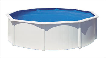 Piscina fuori terra in acciaio GRE Circolare FIJI KIT300ECO - Kit piscina: struttura