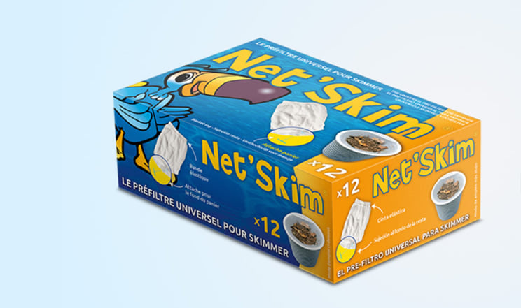 Prefltro igienico monouso per cestello dello skimmer Net skim