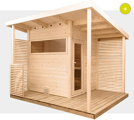 Sauna finlandese da giardino o da esterno Scala Medium - Immagine 1