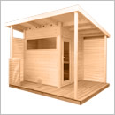 Sauna finlandese da giardino o da esterno Scala Medium - Kit struttura della sauna in legno massello