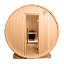 Sauna finlandese a botte da giardino o da esterno Kammi 220 - Kit struttura della sauna in legno massello