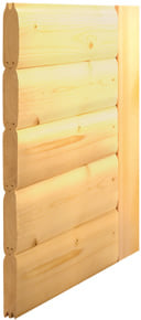 Sauna finlandese da esterno Ketty 1 - Legno massello naturale