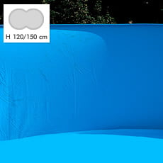 Liner piscina SKYBLUE SPACE a forma di otto-Colore azzurro
