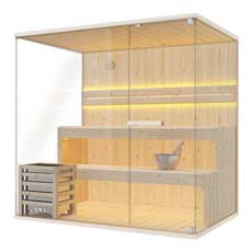 sauna classica finlandese 150 - 1500x1200x1900